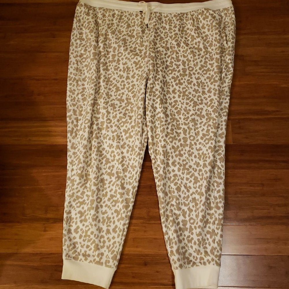 Leopard-print sweatpants - 4X